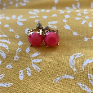 BRAND NEW Silver and Pink Studs